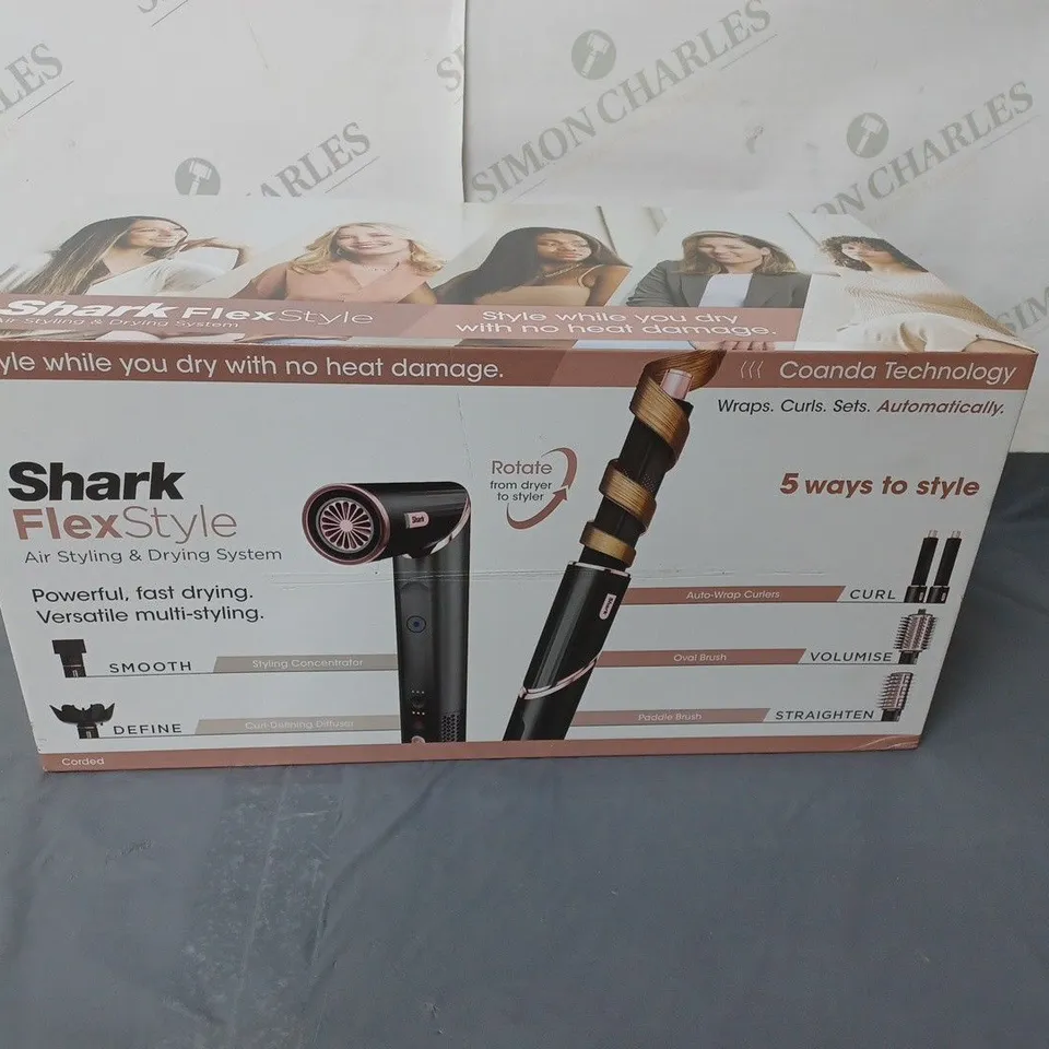 BOXED SHARK HOT AIR STYLER & HAIR DRYER