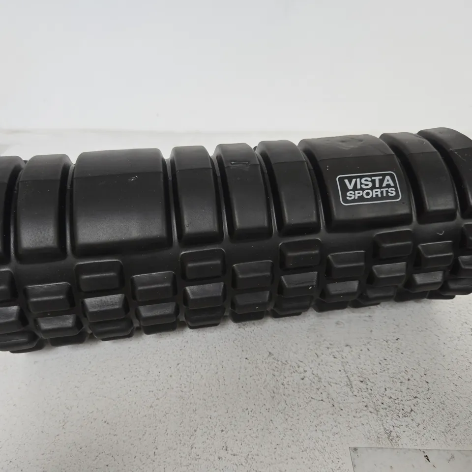 VISTA SPORTS FOAM ROLLER – TEXTURED BLACK