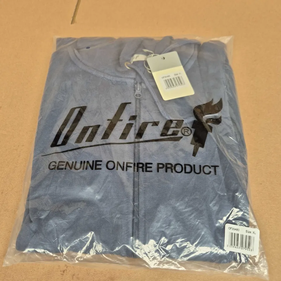 ONFIRE ZIP HOODIE – NAVY, XL 