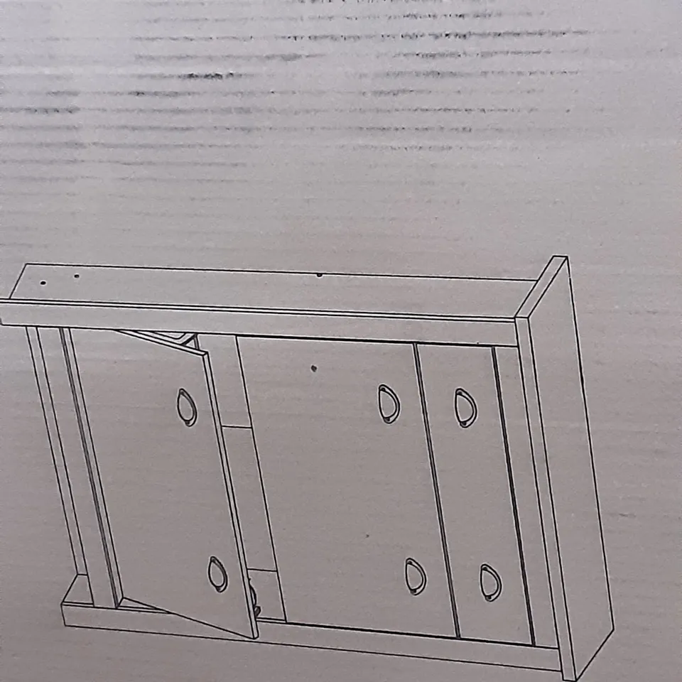 BOXED LANCASTER 2DR 1DRW SHOE CABINET IN GREY 