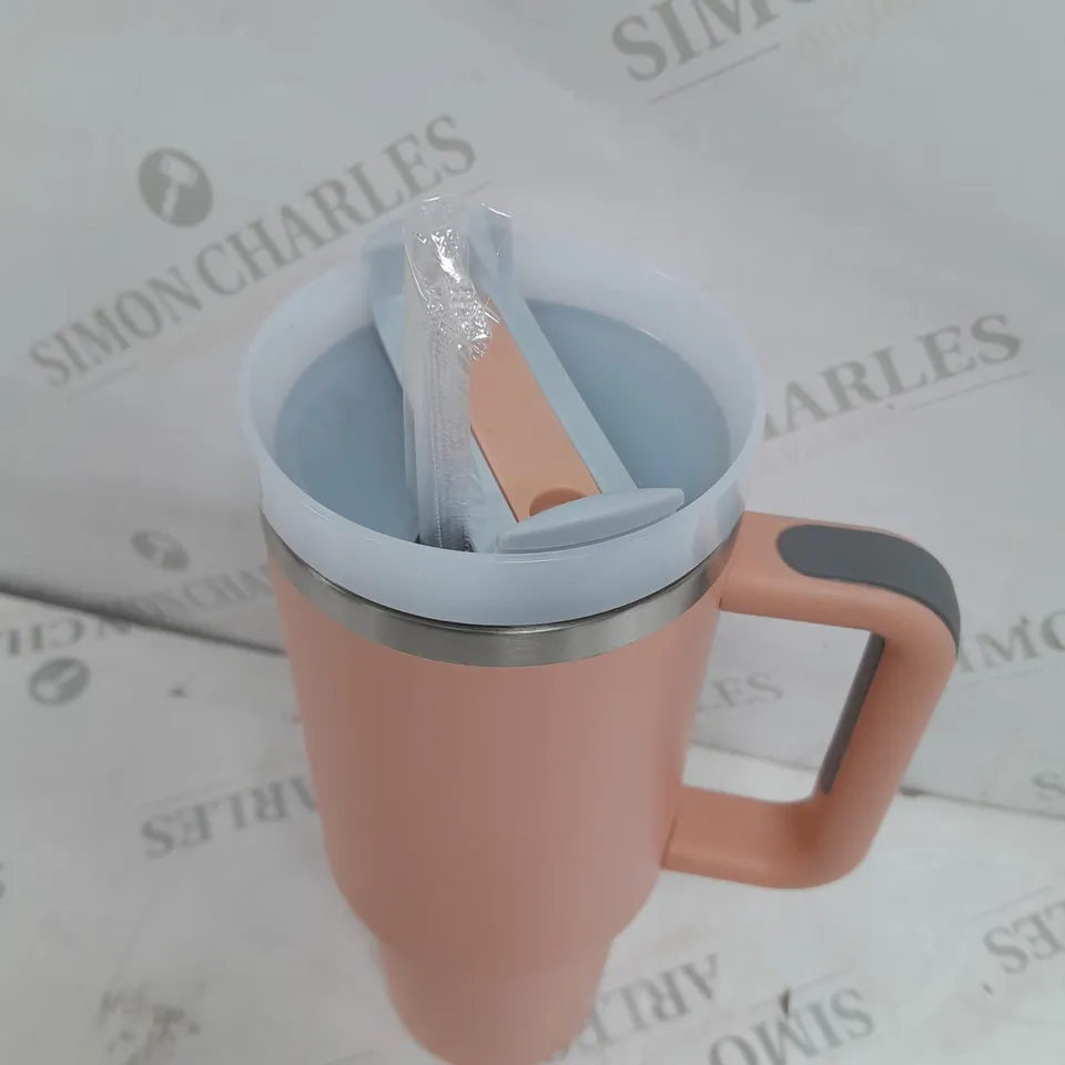 1.1 LITRE TUMBLER CUP WITH LID IN PINK