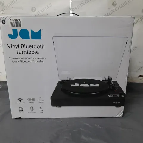 BOXED JAM VINYL BLUETOOTH TURNTABLE