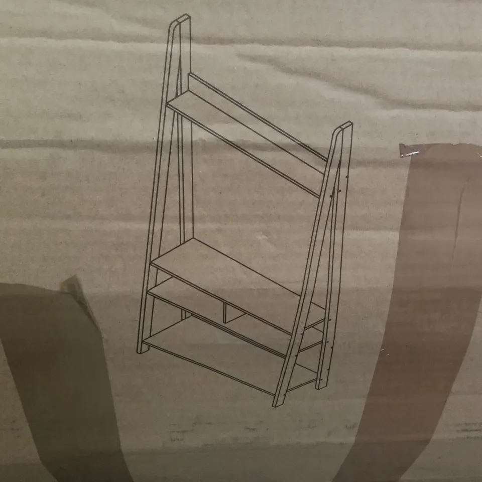 BOXED TIVA LADDER TV UNIT OAK
