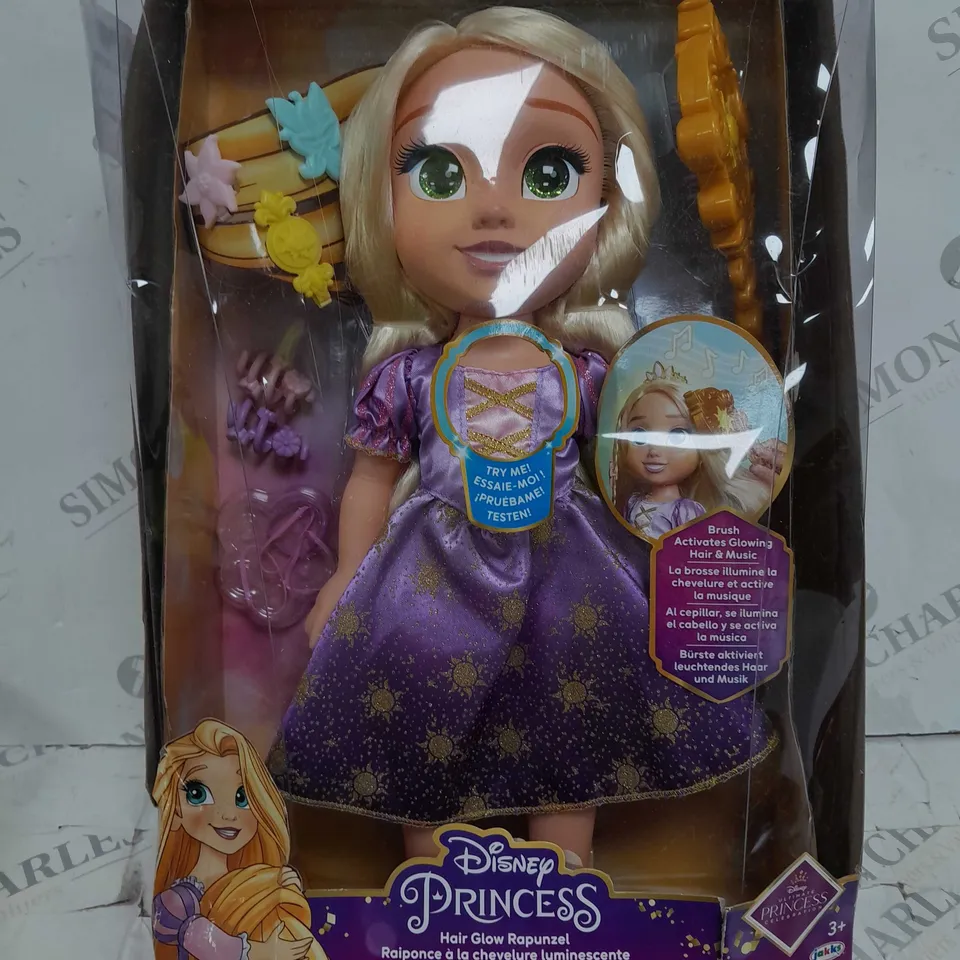 BOXED DISNEY PRINCESS HAIR GLOW RAPUNZEL RRP £39.99