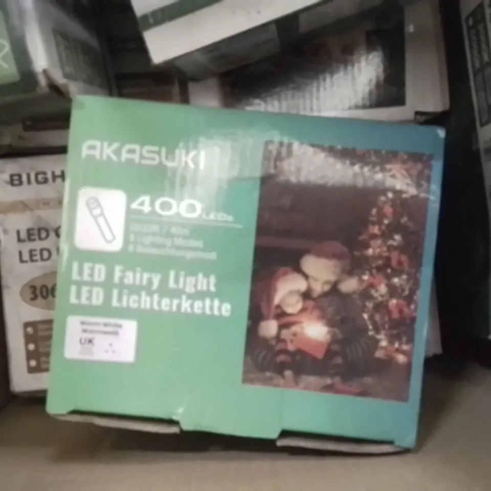 LARGE BOX CONTAINING ASSORTED LIGHT BULBS ECT.