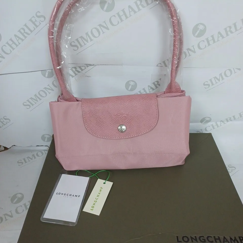 BOXED LONGCHAMP HANDBAG IN PINK ONE SIZE 