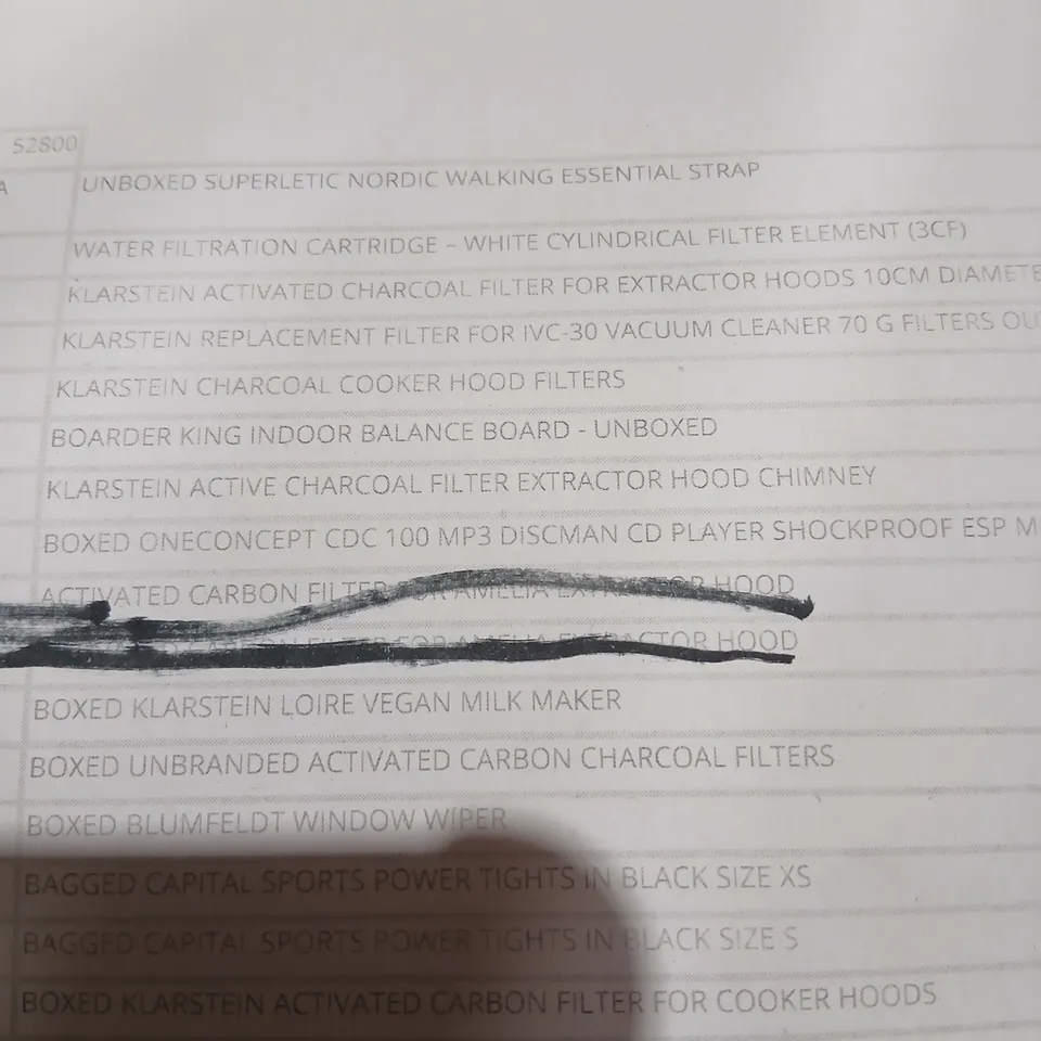 APPROXIMATELY 15 ASSORTED PRODUCTS TO INCLUDE; SUPERLETIC NORDIC WALKING ESSENTIAL STRAP, BLUMFELDT WINDOW WIPER AND BOARDER KING INDOOR BALANCE BOARD