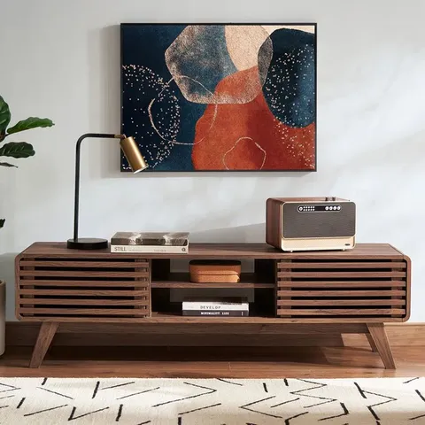 BOXED FIDELIA ENTERTAINMENT UNIT FOR TV'S (7 BOXES) 