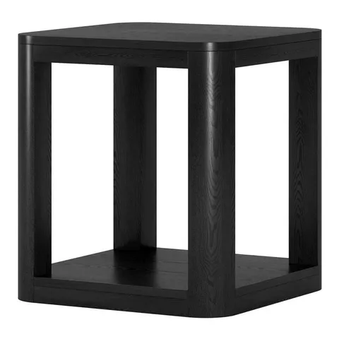 BOXED SOPHIAISABELLE 20" WIDE SQUARE SIDE TABLE IN ALDER