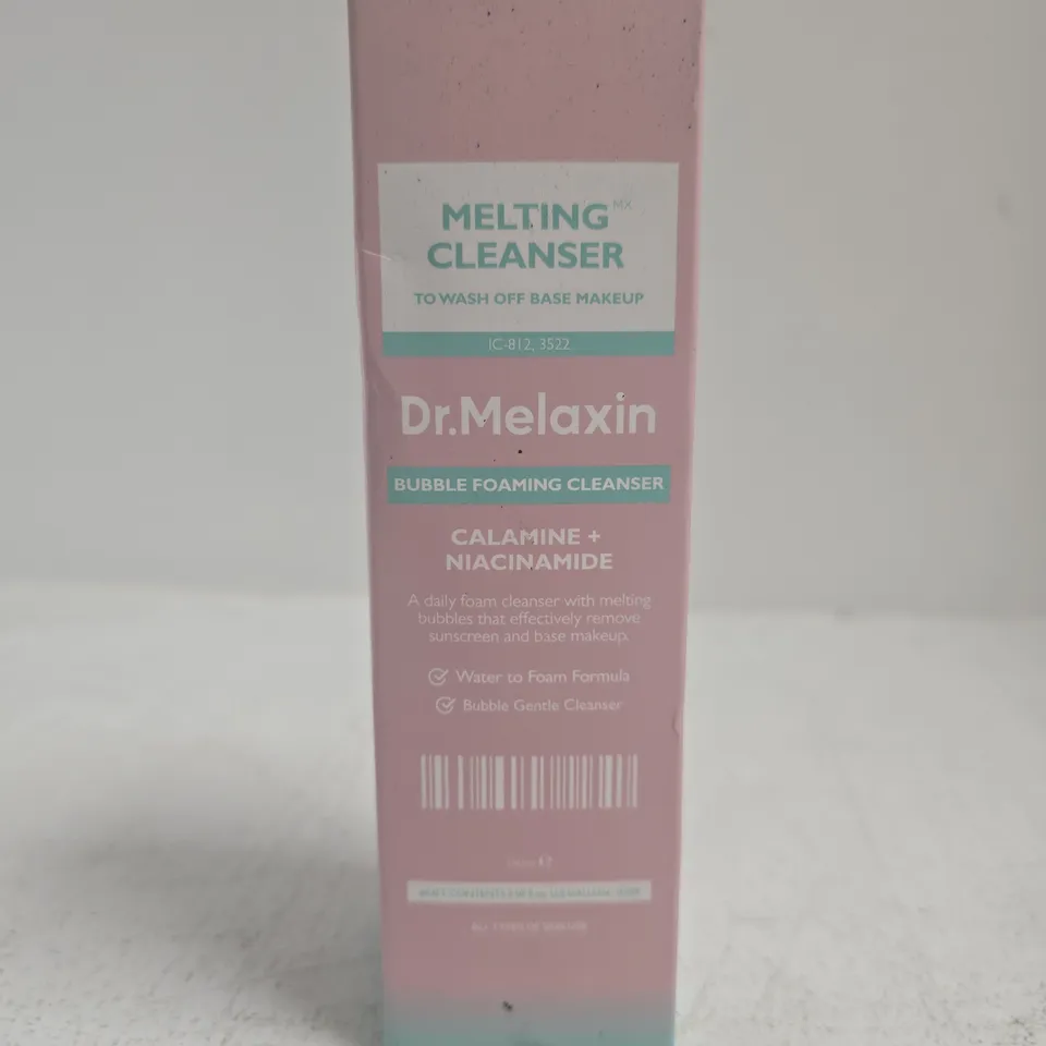 DR MELAXIN MELTING CLEANSER - BUBBLE FOAMING CLEANSER WITH CALAMINE + NIACINAMIDE (150ML)