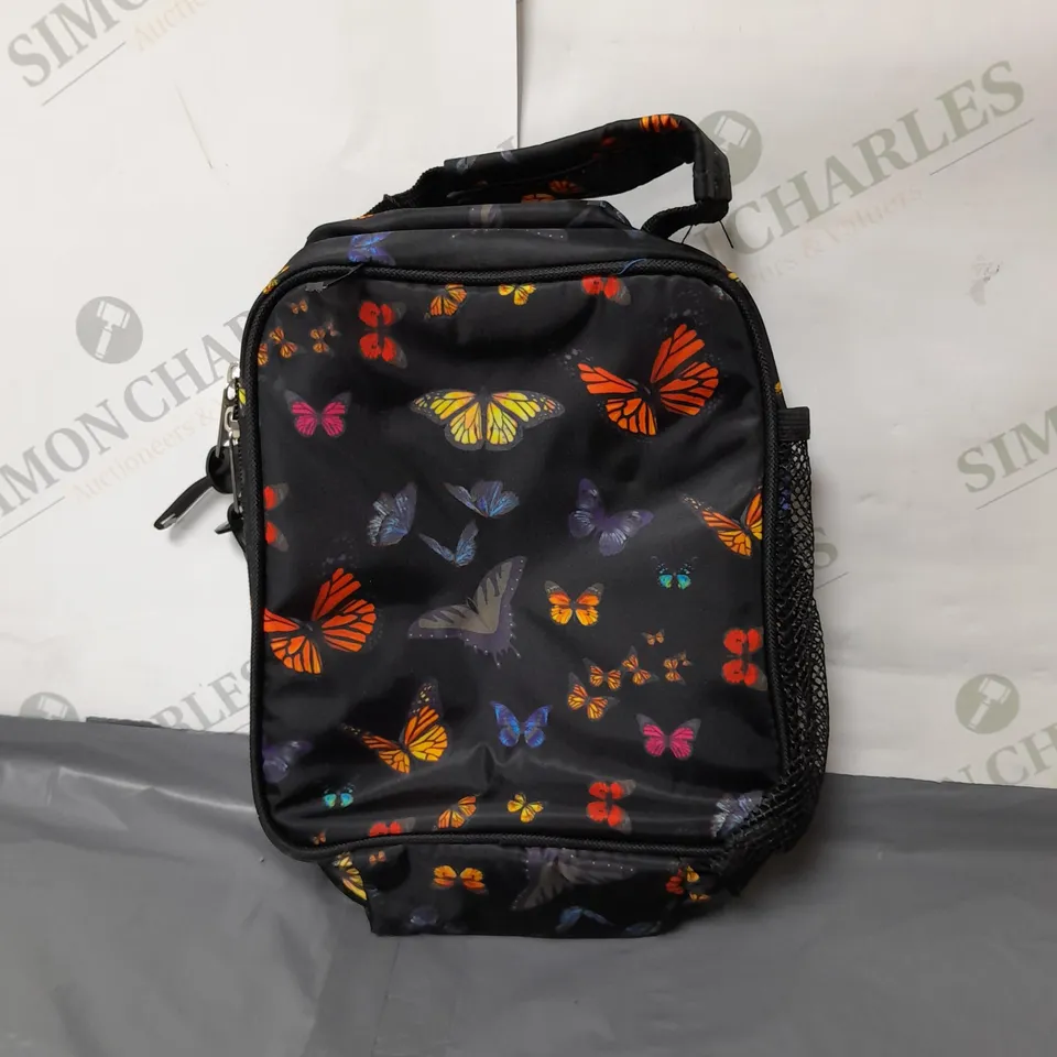 HYPE SMALL LUNCHBOX BLACK WITH BUTTERFLY DESIGN