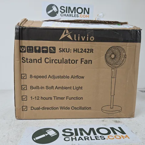 LIVIO STAND CIRCULATOR FAN HL242R – BOXED