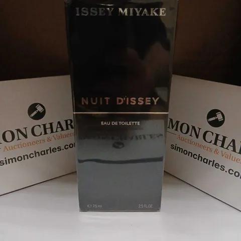 BOXED AND SEALED ISSEY MIYAKE NUIT D'ISSEY EAU DE TOILETTE 75ML