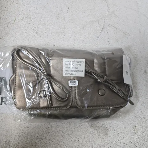 Grey Crossbody Bag – PU Leather 