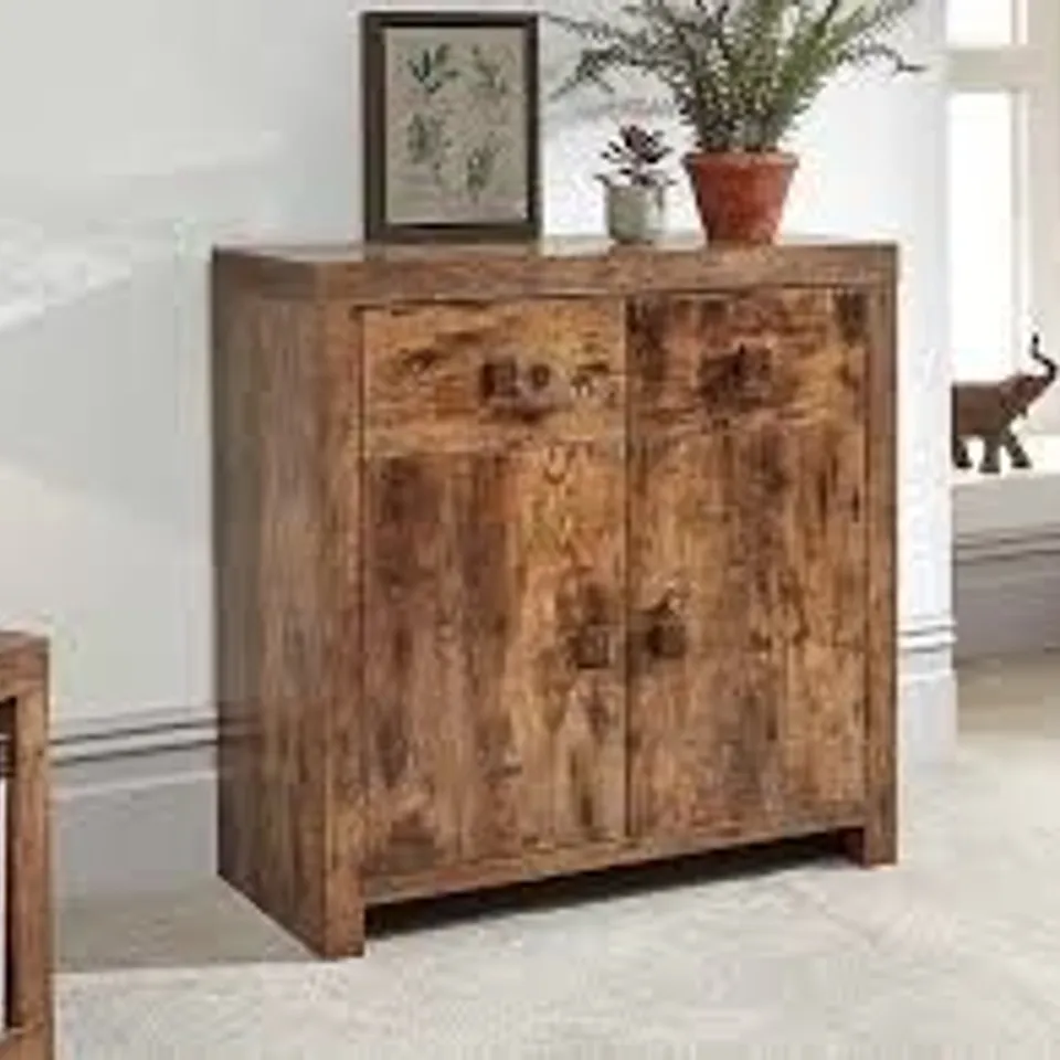 BOXED GFW JAKARTA 2 DOOR, 2 DRAWER COMPACT SIDEBOARD