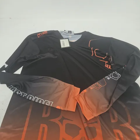 BOB HEAD MX COUNTY JERSEY – BLACK AND ORANGE, XL