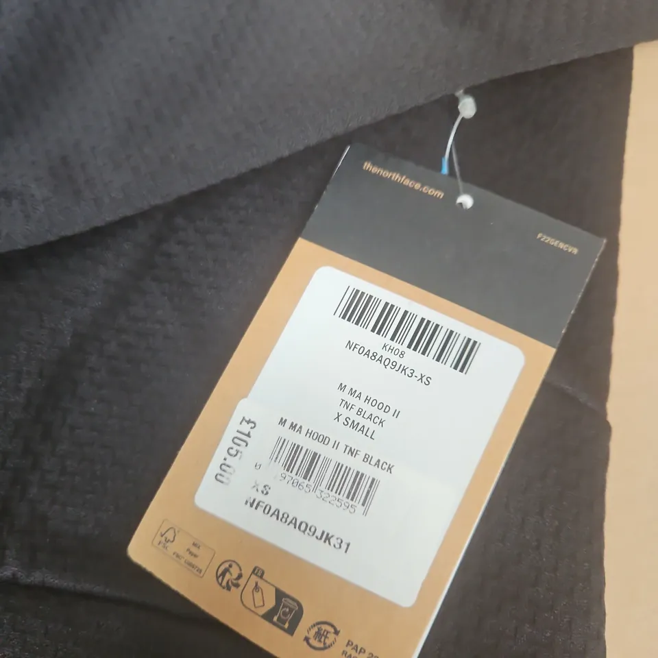 THE NORTH FACE HOODED JACKET - BLACK, XS