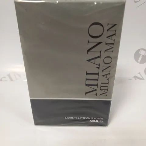 BOXED AND SEALED MILANO MILANO MAN EAU DE TOILETTE POUR HOMME 50ML