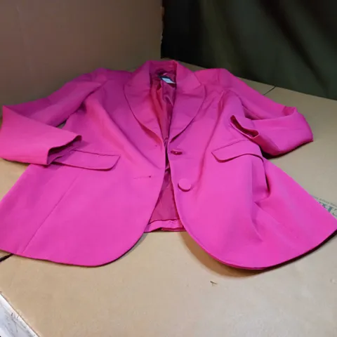 PRIMARK HOTPINK WOMENS BLAZER - SIZE 8