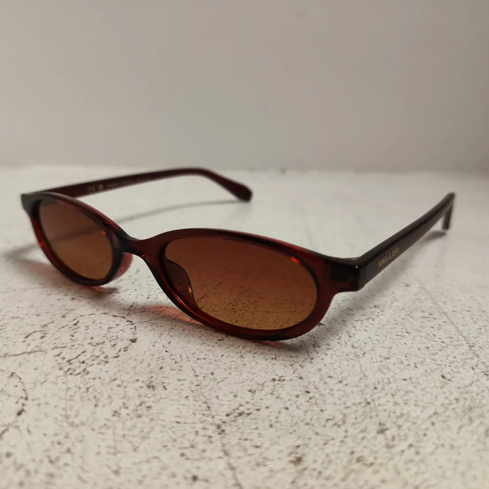 MELLER SUNGLASSES – BURGUNDY FRAMES WITH BROWN LENSES