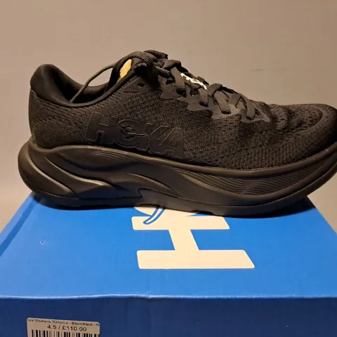 BOXED HOKA WOMENS RINCON 4 TRAINERS - UK 4.5