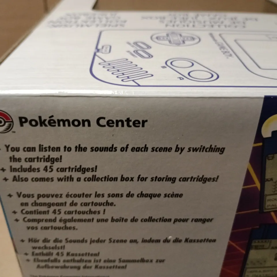BOXED POKÉMON CENTER GAME MUSIC COLLECTION GAME BOY JUKEBOX