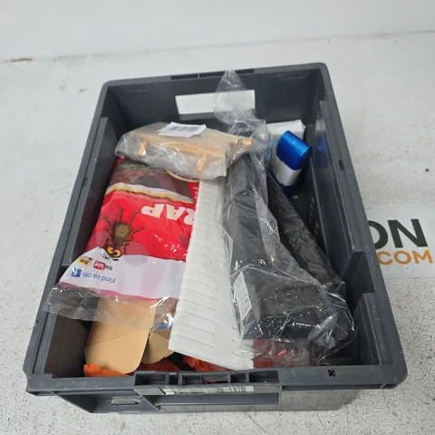 TOTE OF APPROXIMATELY 12 ASSORTED ITEMS TO INCLUDE: SENSATE FISH ACCELERANT  