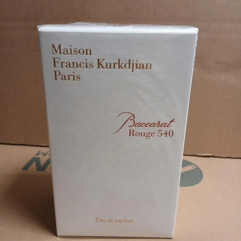 BOXED MAISON FRANCIS KURKDJIAN PARIS BACCARAT ROUGE 540 EAU DE PARFUM 70 ML