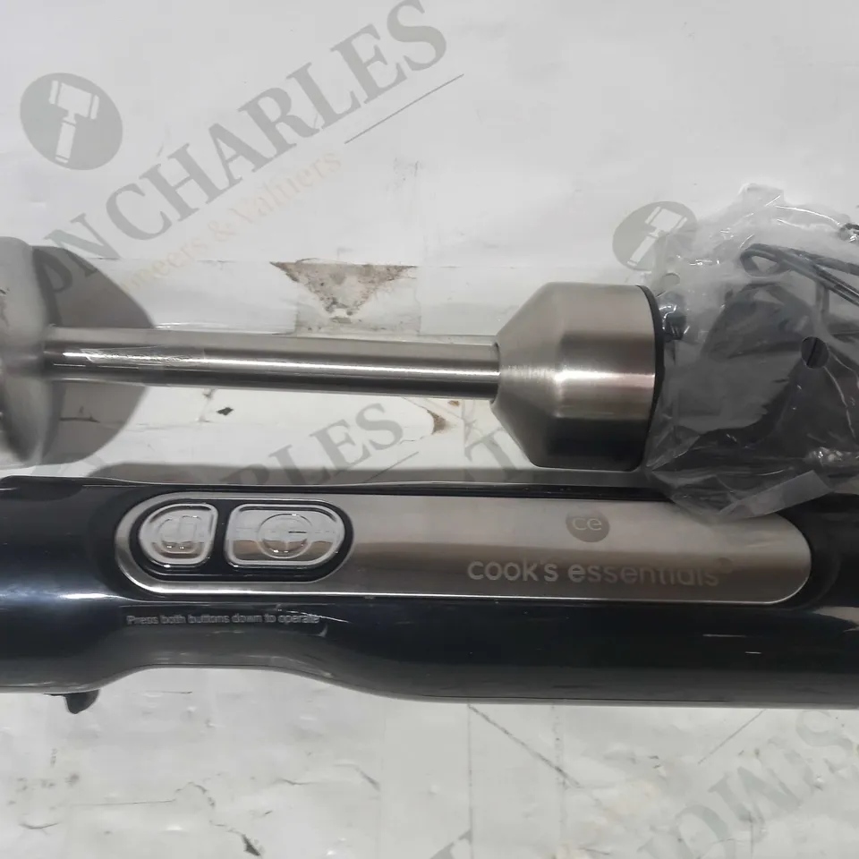 COOK'S ESSENTIALS CORDLESS STICK BLENDER WITH ACCESSORIES