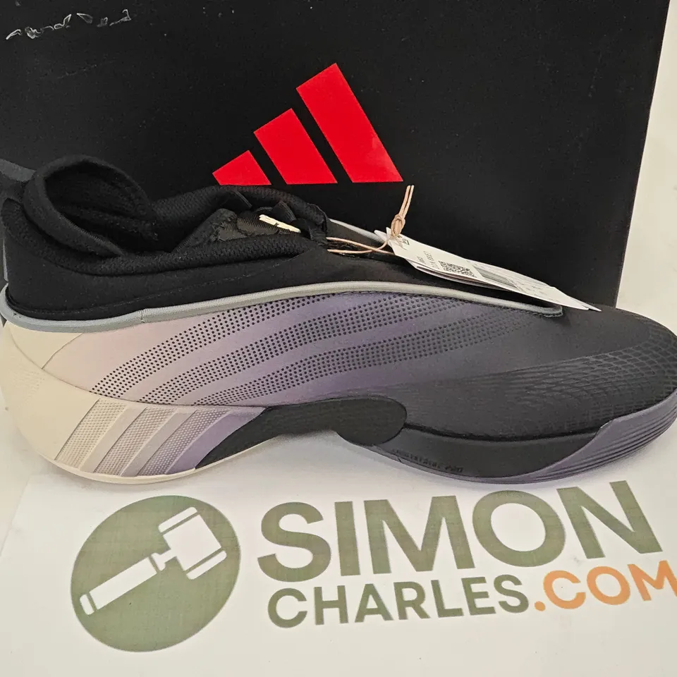 NIKE D.O.N. ISSUE 7 BASKETBALL SHOES – BLACK WITH PURPLE/BEIGE GRADIENT, UK 8.5 (US 9)