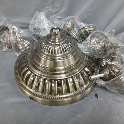 UNBRANDED BRASS EFFECT CEILING LIGHT FIXTURE