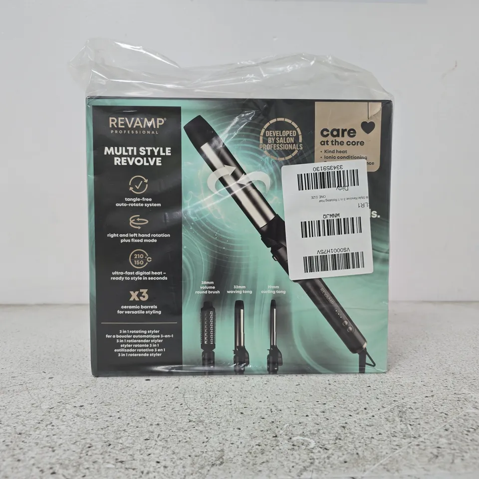 REVAMP PROFESSIONAL MULTI STYLE REVOLVE HAIR STYLER (BOXED)