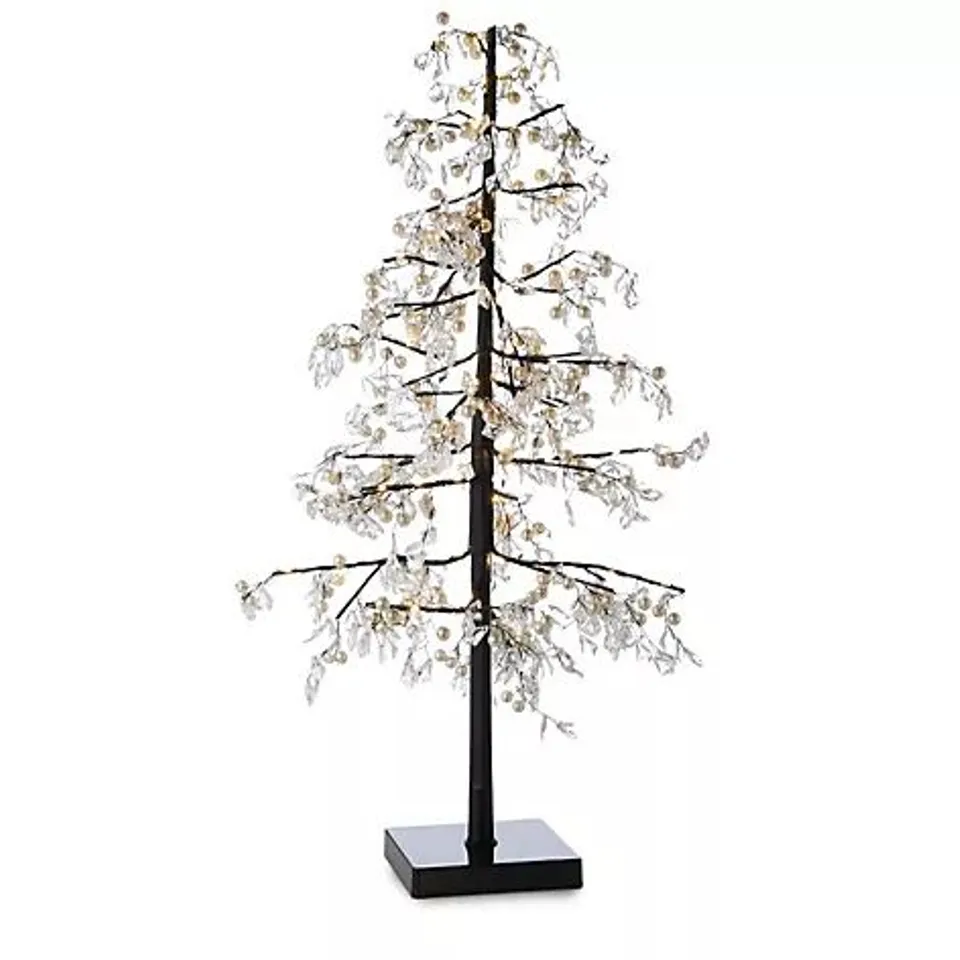 JM BY JULIEN MACDONALD TABLETOP FAUX CRYSTAL TREE BLACK