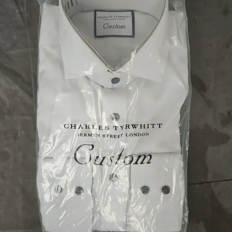 BAGGED CHARLES TYRWHITT CUSTOM SHIRT IN WHITE SIZE UNSPECIFIED