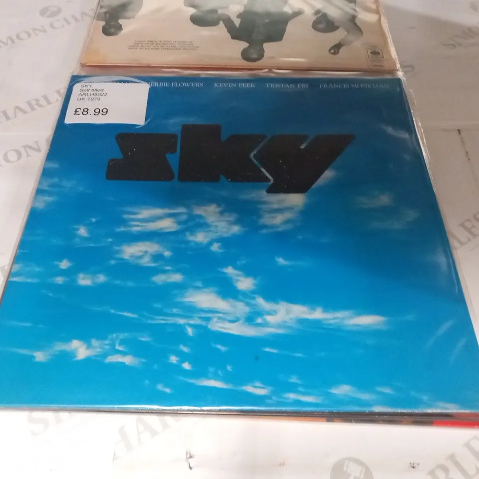 6 X VINYL LPS. RONNIE WOODS, MIKE OLDFIELD, JOHNNY CASH, SKY, EARTH WIND AND FIRE, DIRTY VEGAS ETC