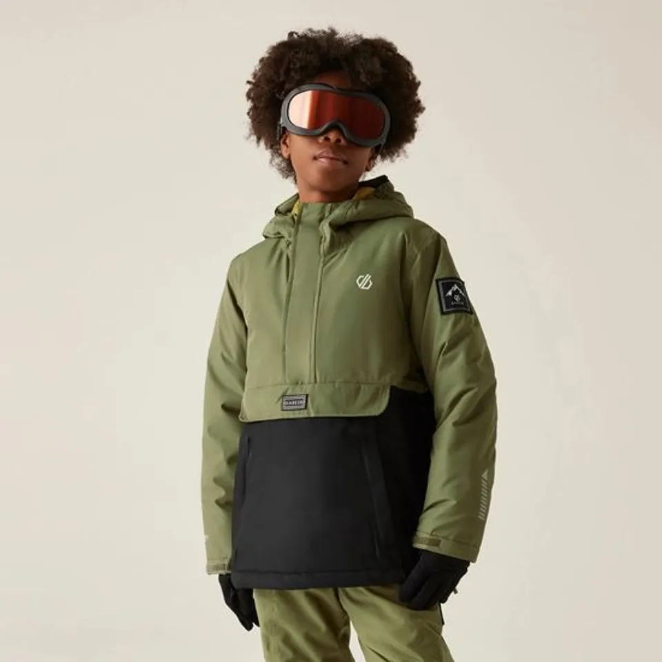 BRAND NEW DARE 2B CHILDREN'S SKI JACKET FREEHAND II OLIVE SIZE 7/8 YEARS