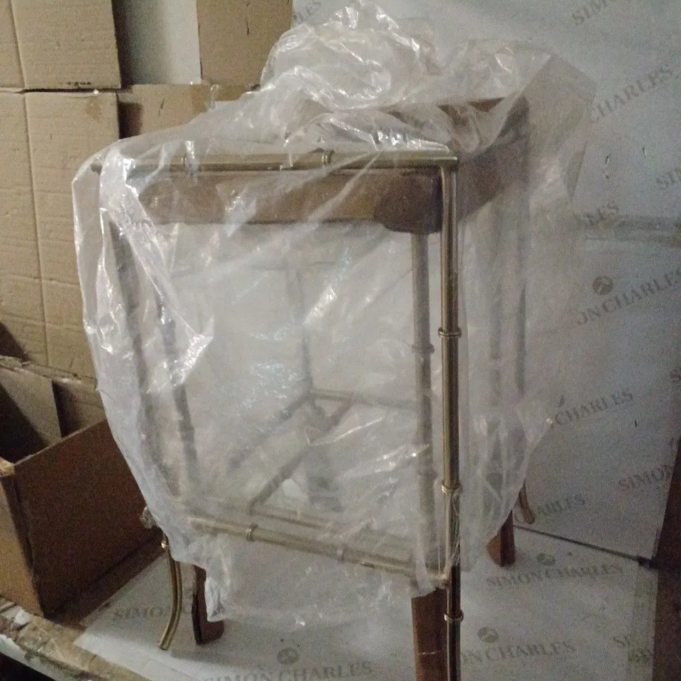 MY HOME STORIES BAMBOO NESTING SIDE TABLE