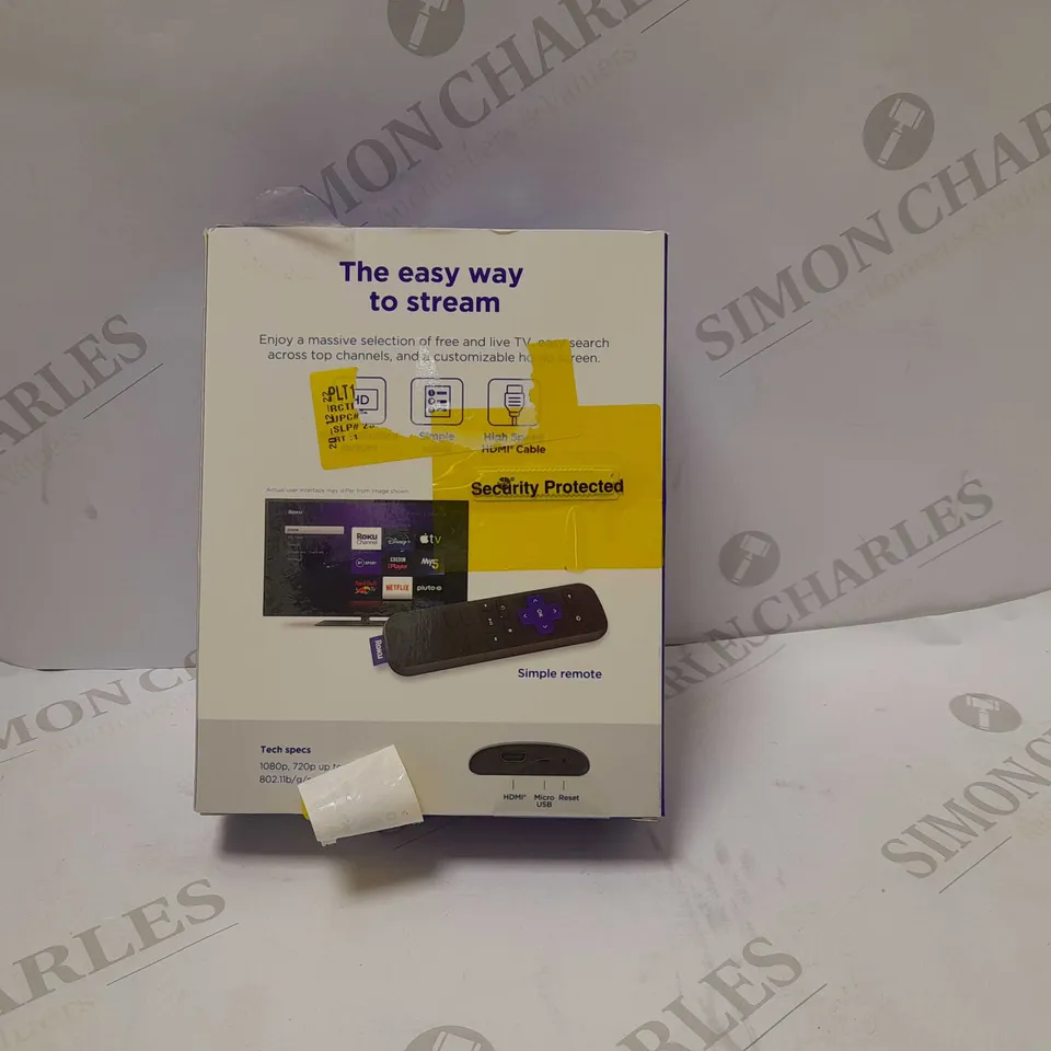ROKU EXPRESS TV SMART STICK-HD STREAMING MEDIA PLAYER