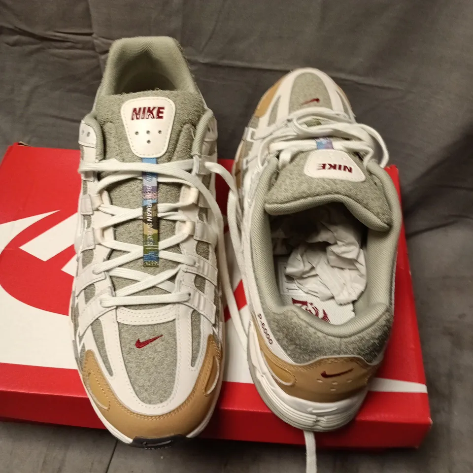 BOXED NIKE P-6000 SNEAKERS UK 12 (US 13) – GREY/WHITE/TAN