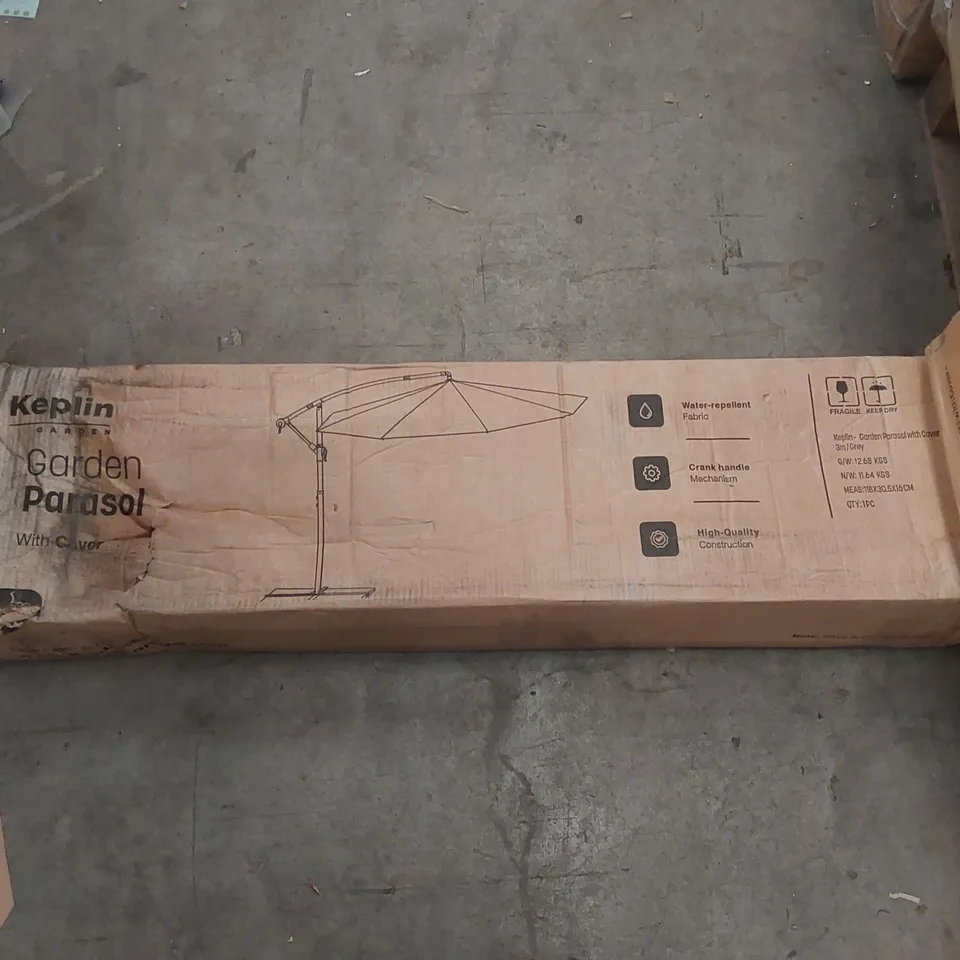 BOXED KEPLIN GARDEN PARASOL