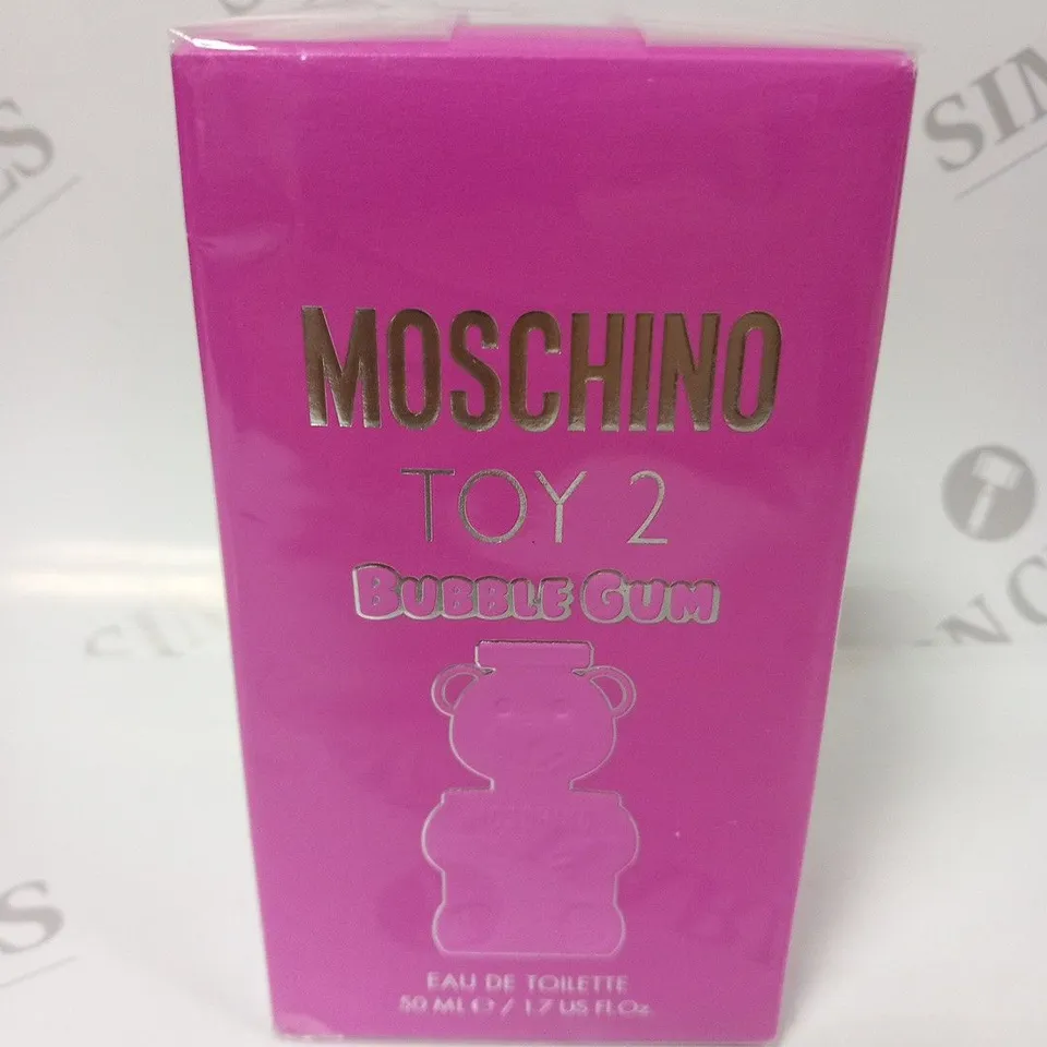 BOXED AND SEALED MOSCHINO TOY 2 BUBBLE GUM EAU DE TOILETTE 50ML