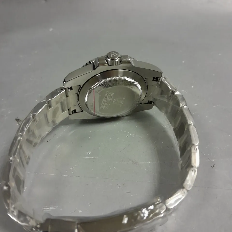 MENS WILLIAM JOURDAIN ULTRA DIVER – NH35 AUTOMATIC MOVEMENT - 200 METER WATER REISTANT – STAINLESS STEEL CASE & STRAP