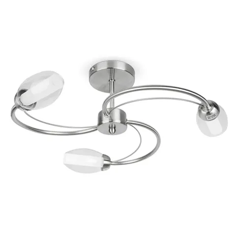 BOXED LOREDANA GLASS SEMI FLUSH MOUNT (1 BOX)