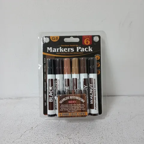 MARKERS PACK PACK OF 6 FURNITURE REPAIR
