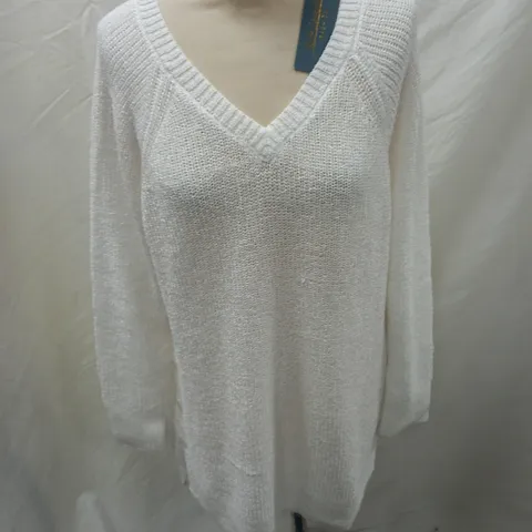RUTH LANGSFORD TAPE YARN JUMPER - UK L