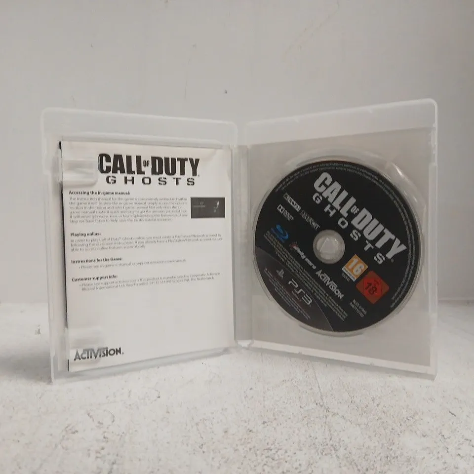 CALL OF DUTY GHOSTS PLAYSTATION 3 VIDEO GAME