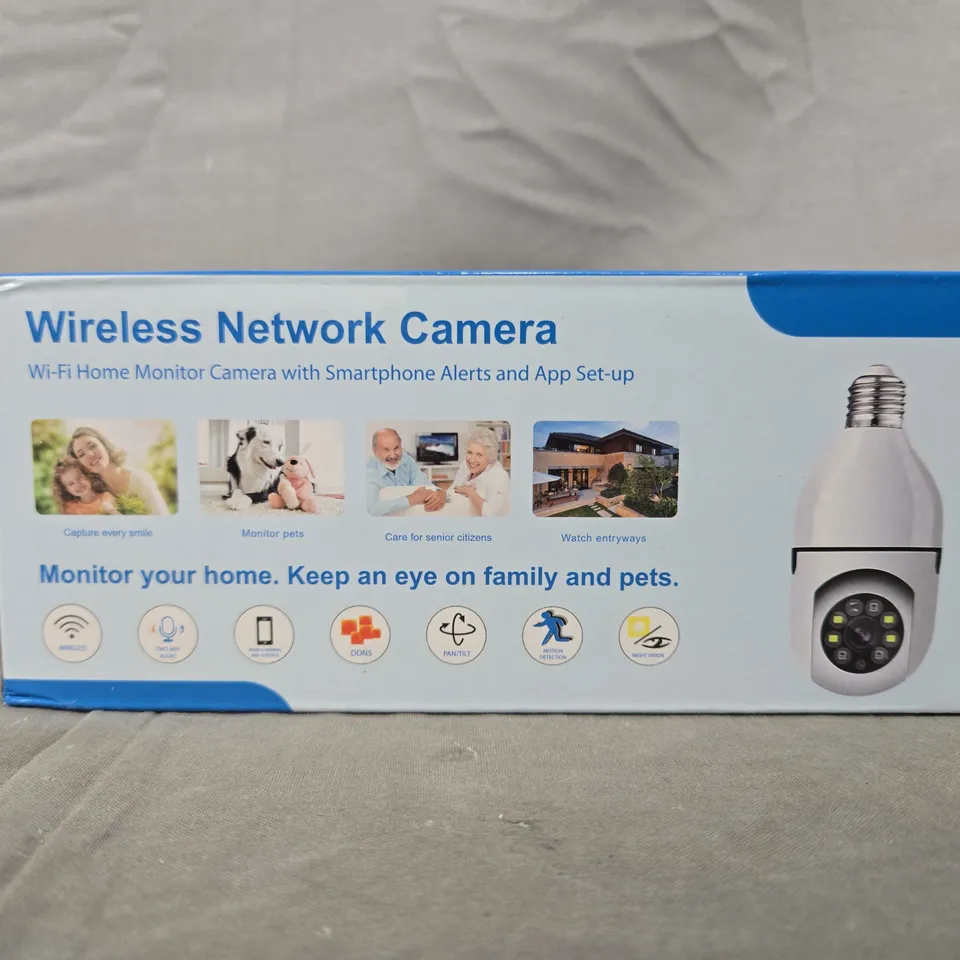BOX OF APPROXIMATELY 10 ASSORTED HOUSEHOLD ITEMS TO INCLUDE WI-FI SMART CAMERA, ETC - COLLECTION ONLY