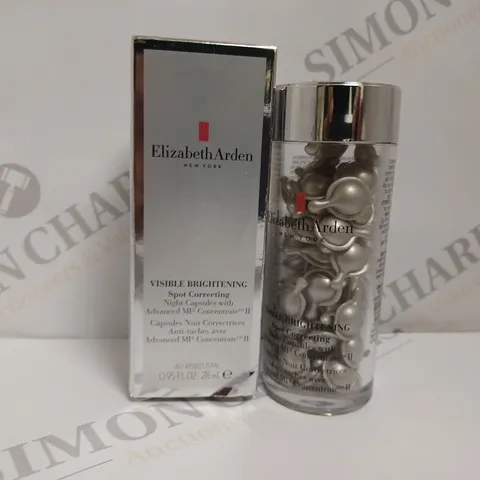 BOXED ELIZABETH ARDEN VISIBLE BRIGHTENING SPOT CORRECTING NIGHT CAPSULES