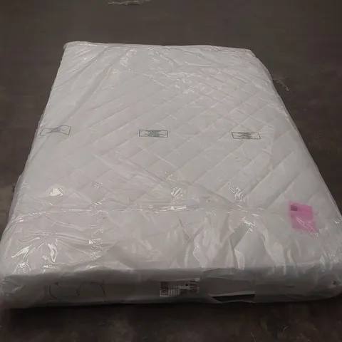 QUALITY BAGGED DOUBLE 135cm AIRSPRUNG LUXURY QUILTED MEDIUM MATTRESS