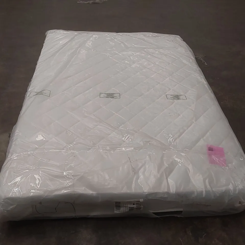 QUALITY BAGGED DOUBLE 135cm AIRSPRUNG LUXURY QUILTED MEDIUM MATTRESS RRP £229